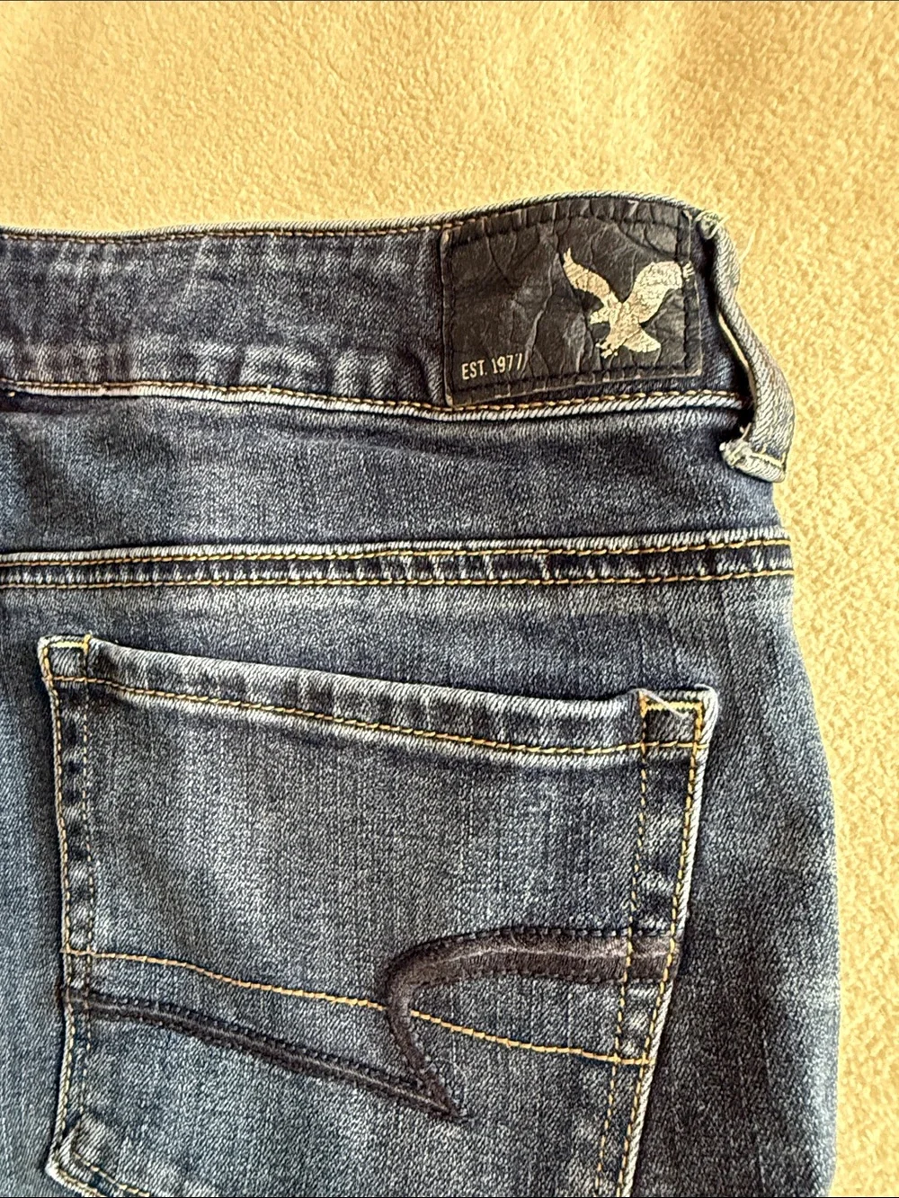 Y2K American Eagle Low Rise Micro Mini Shorts Size 8